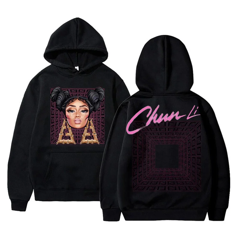 Nicki Minaj Fashion Hip hop Hooded Men Sweatshirts Rap Queen Streetwear Pink Couple Tracksuit Hoodie For Man Retro Y2K Clothes