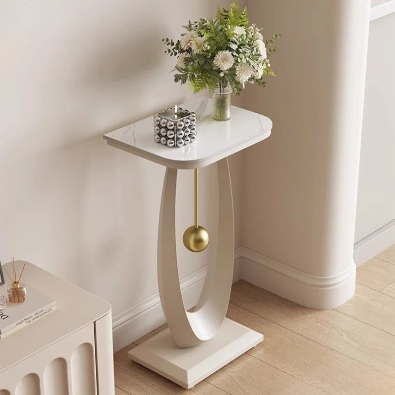 

Luxury Flower Stand Nordic Marble Plant Shelf for Living Room Minimalist Modern Balcony Planter Holder Space-Saving Display Rack