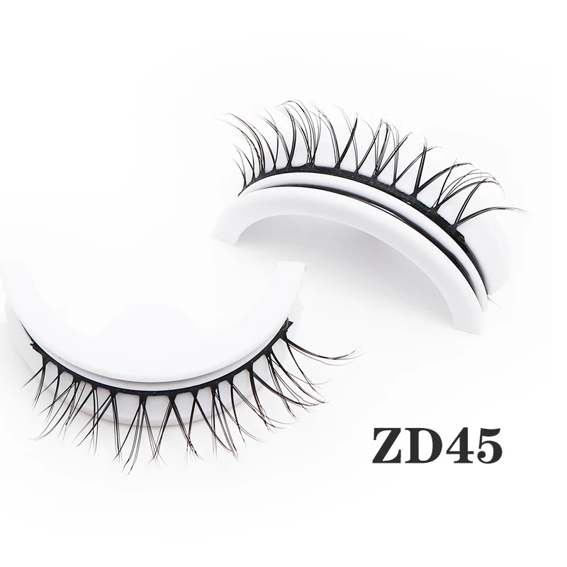 DINGSEN Koreanische Selbstklebende Wimpern Natürliche Wiederverwendbare Wimpern Manga-Wimpern Make-up-Produkte Ohne Klebstoff Wimpern – Detail 18