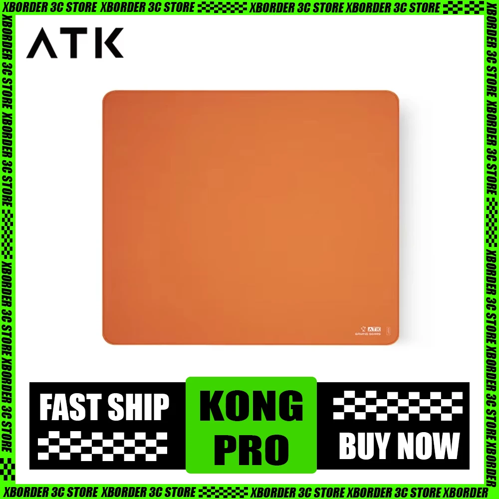 New Atk Kong Pro Fibre Mouse Pad Waterproof Prevent Hand Sweating Extra-Large Size Keyboard Mousepad Antiskid Pc Gamer Accessory