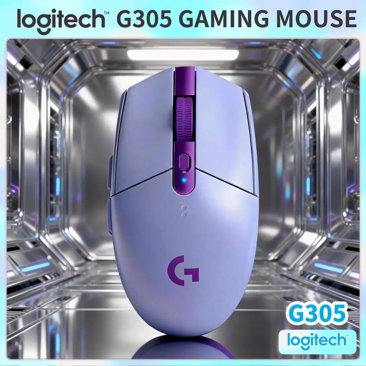 

Reliable Logitech G305 Wireless Gaming Mouse 12000 DPI 6 Programmable Buttons Ergonomic Low Latency for Gaming Gamer