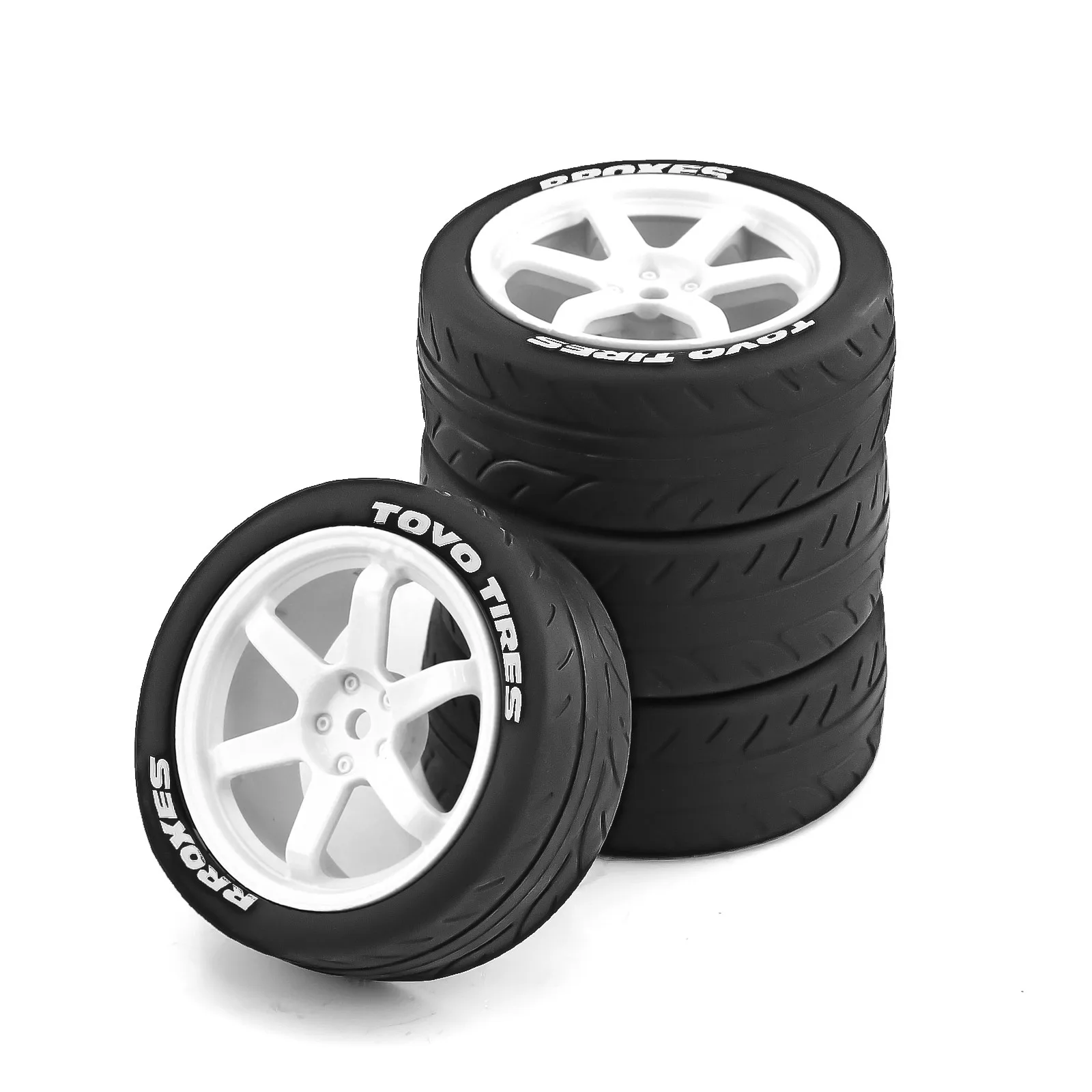 4pcs white
