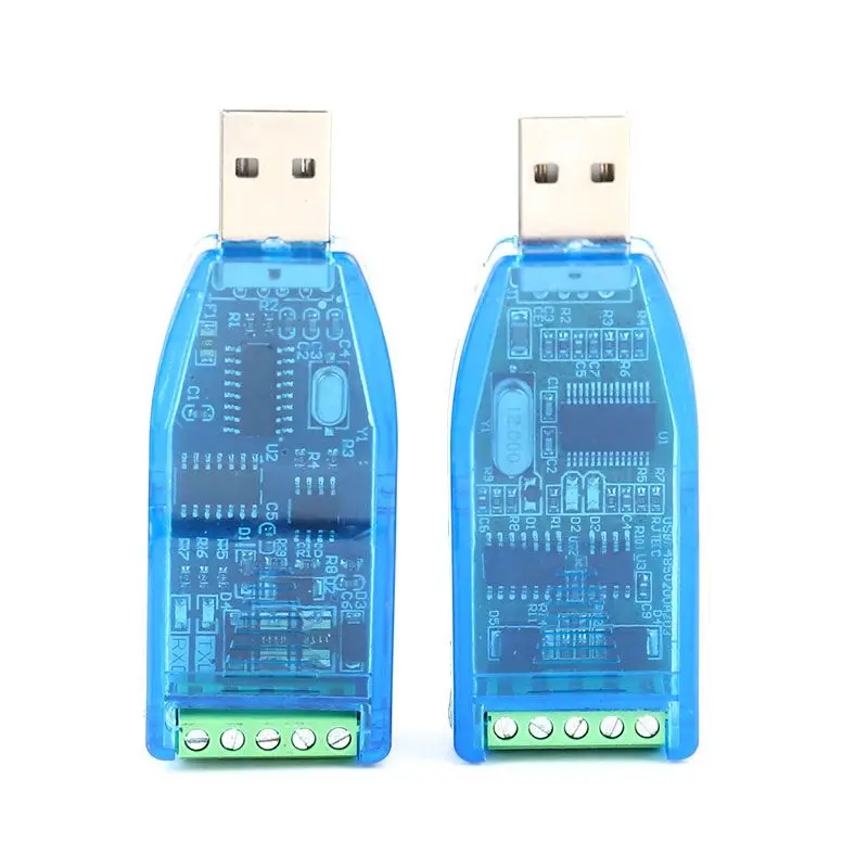 1pc Industrial USB To RS485 422 Converter Upgrade Protection RS485 Converter Compatibility V2.0 Standard RS-485 AConnector