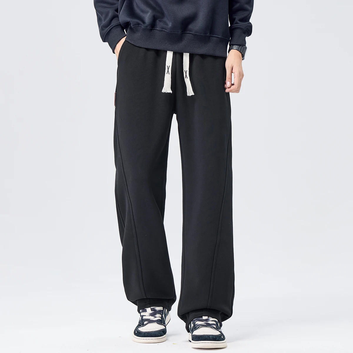 Celana panjang pria ukuran besar 1,75m hingga 2m, pakaian olahraga pria, celana sweatpants pria, celana panjang pria, pakaian pria, celana baggy pria, celana cargo pria