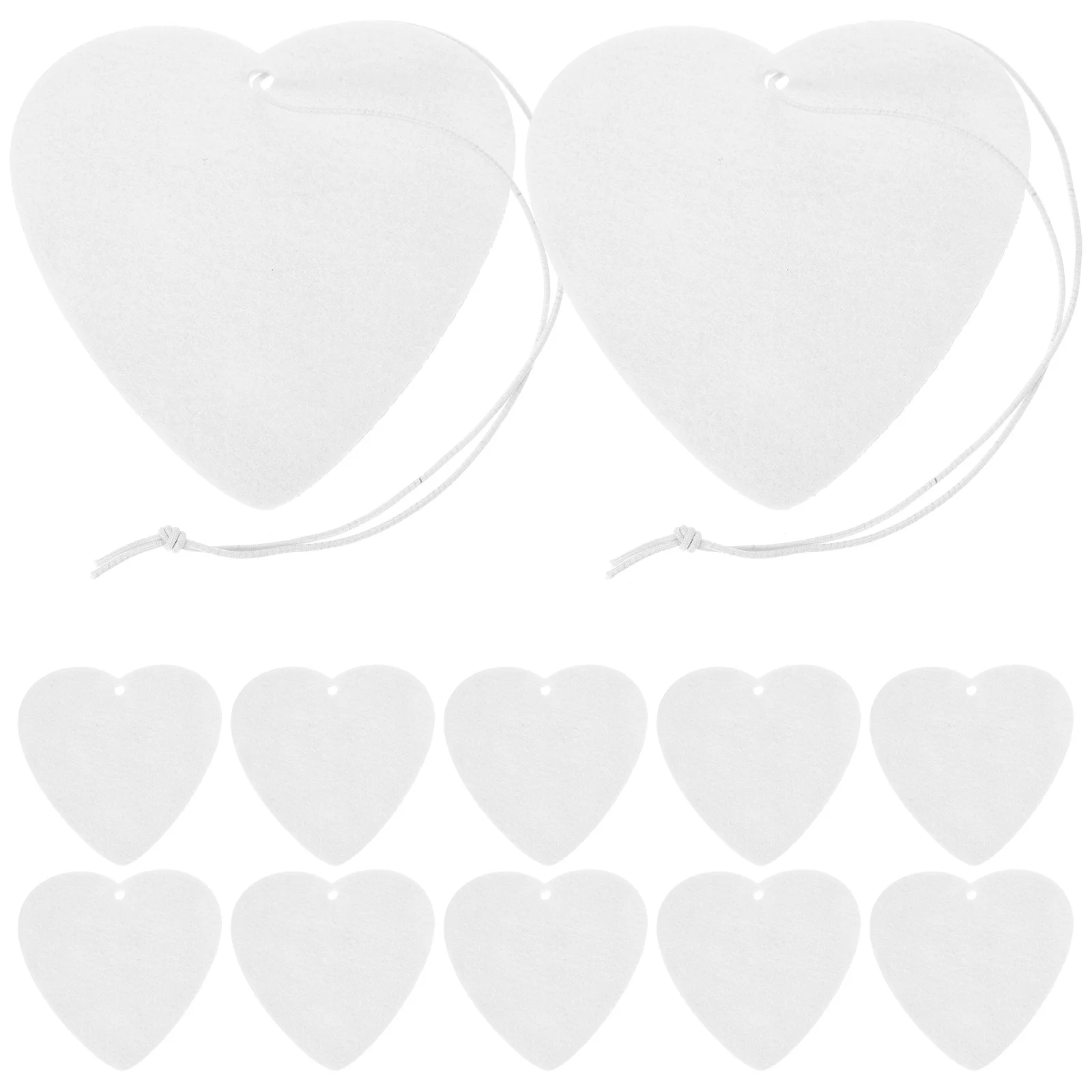 

Blank Air Freshener Sheets Sublimation Blanks Heart Shaped Car Scented Hanging Sheets Diy Air Freshener Elastic Straps Car Home