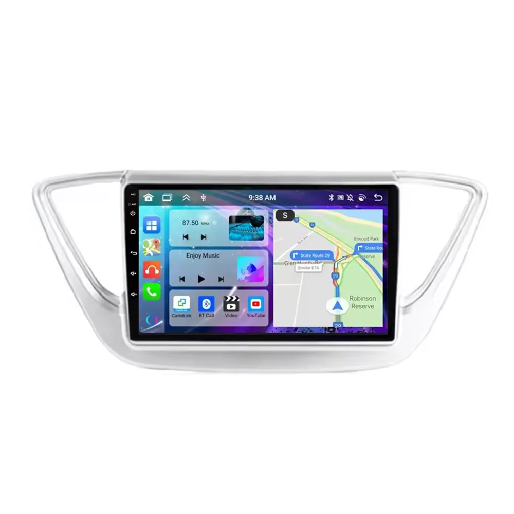 Picture 3: Android 16 Carplay For Hyundai Solaris 2 Verna Accent 2017 2018 2019 2020 Auto Radio Stereo GPS Navigation Multimidia Player