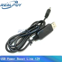 Usb Power Boost Line Dc 5v To Dc 9v / 12v Step Up Module Usb Converter Adapter Cable 2.1x5.5mm Plug 5