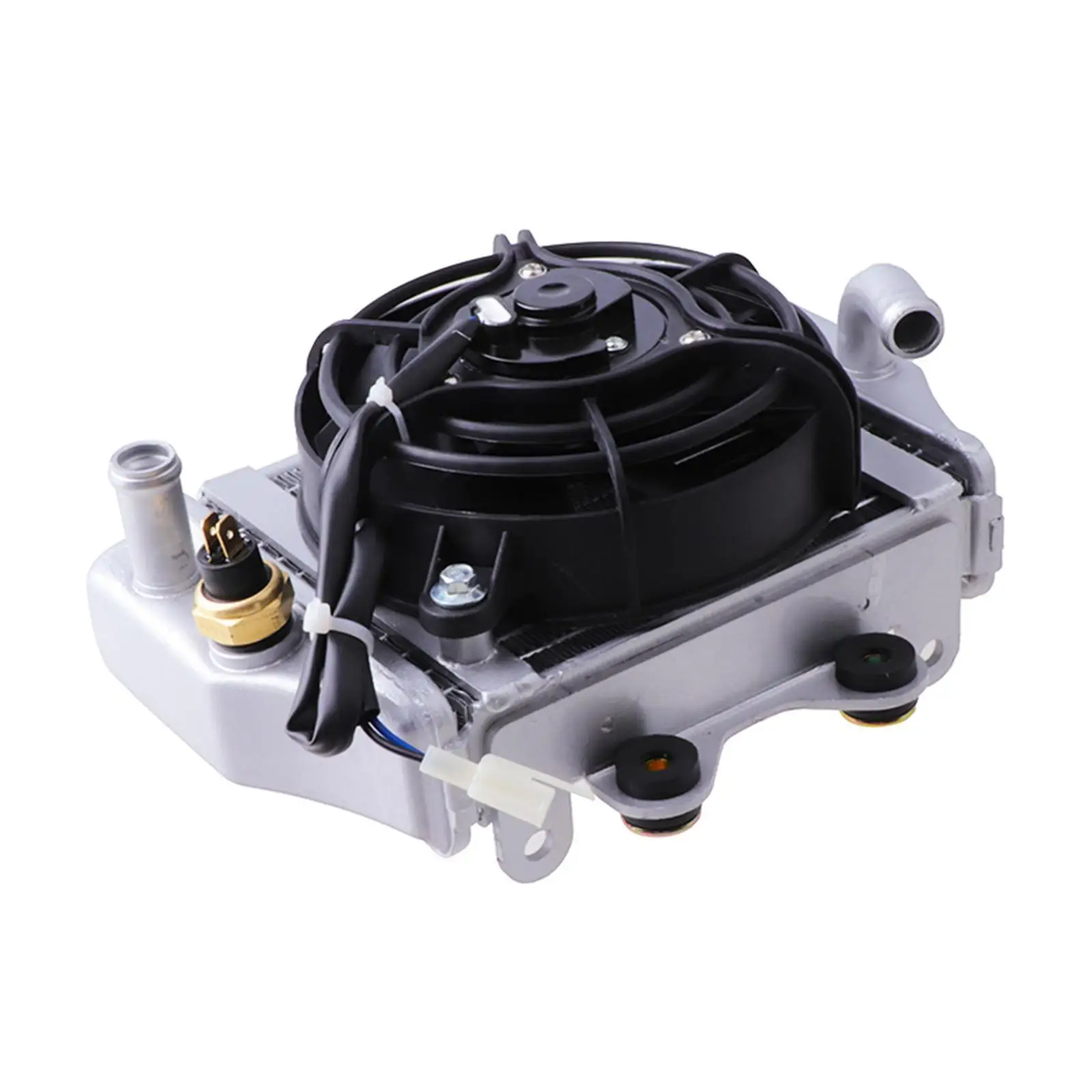 Radiator Cooling Fan Oil Cooler Quad 250cc Water Cooler Motorcycles Karts Accessories for 150cc 200cc Engine Radiator Fan