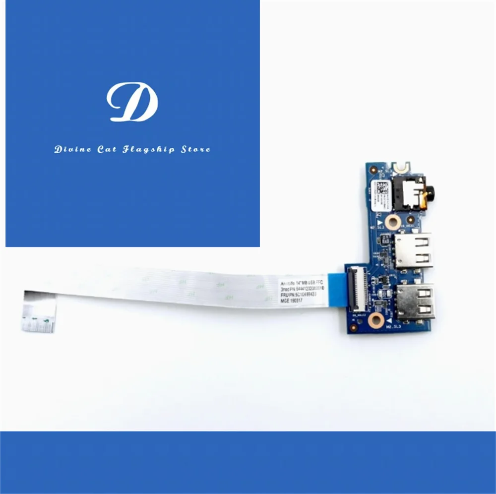 

Для Lenovo IdeaPad 100S-14IBR 5C10K69433 USB-интерфейсная плата с ленточным кабелем