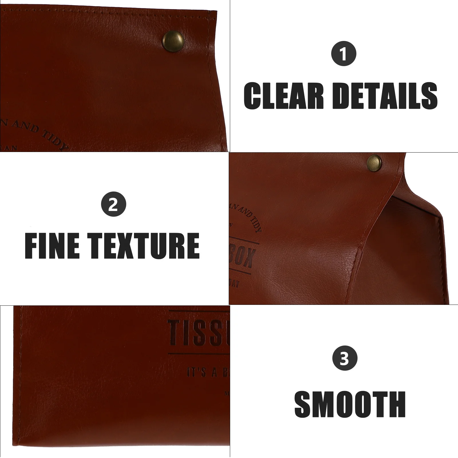 

1Pcs Tissue Storage Bag Nordic Style Desktop Napkin Holder Vintage Stylish Home Office Car Tissue Storage Bag