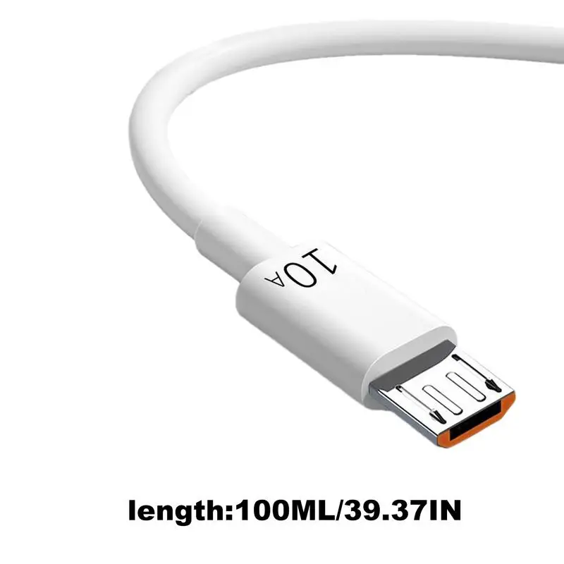 충전기 USB B 고속 충전 코드 고속 충전기 코드 10A 빠른 전화 전원 공급을 위한 효율적인 데이터 전송 1M