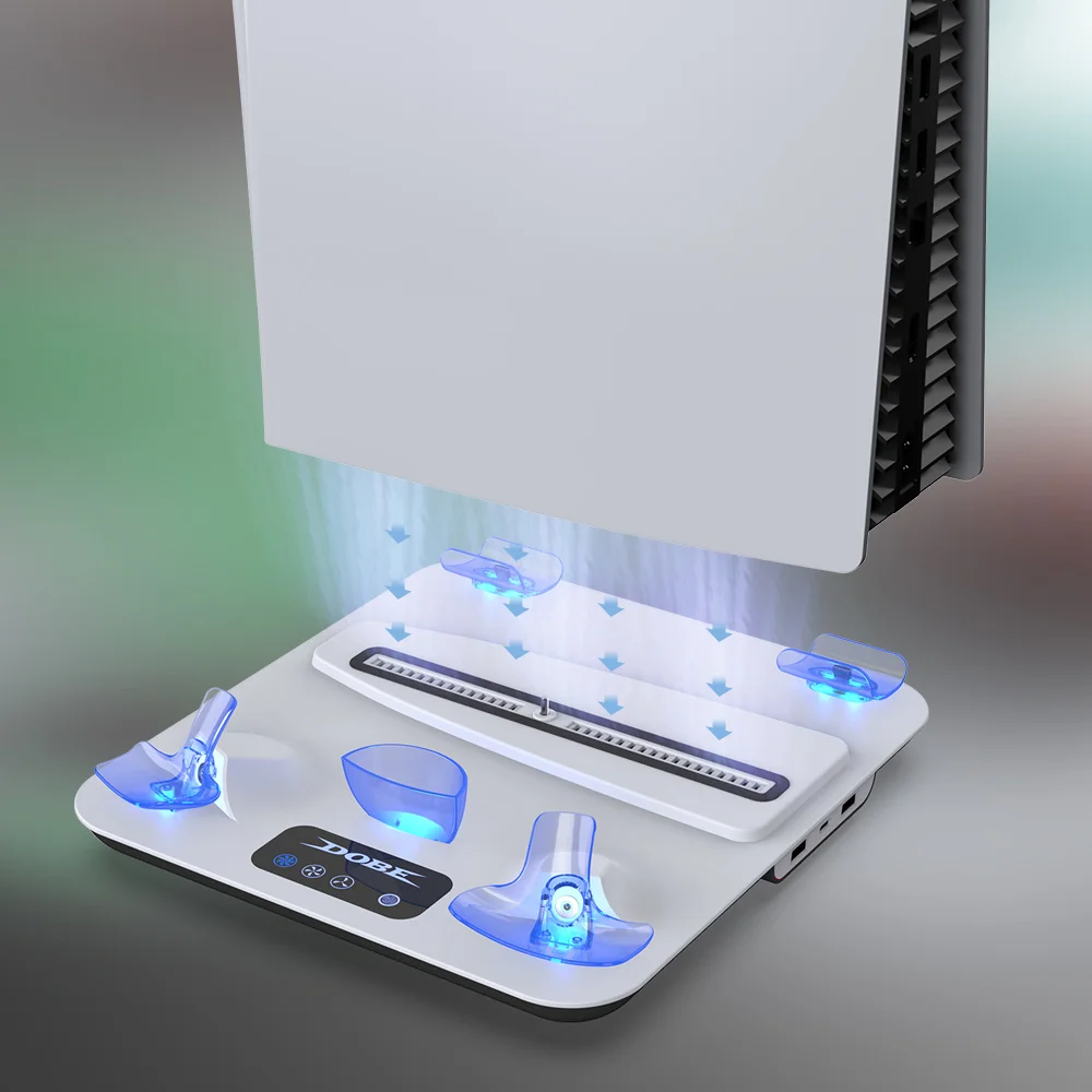 Thumbnail 4 - #9 Trending PS5 Vertical Stand With Fan Right Now