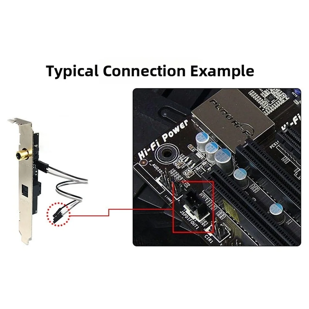 High-Fidelity Transmission AC3 Output Card For High-Bitrate Audio 24-bit 192kHz Specifications Dynamic Range Exceeding 120dB