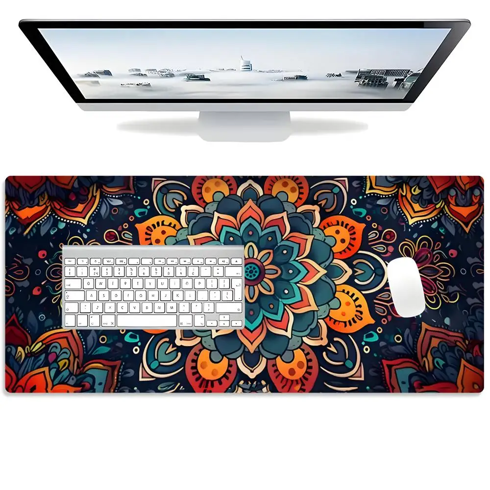 

Mandala colorful flowerLarge non-slip mouse pad