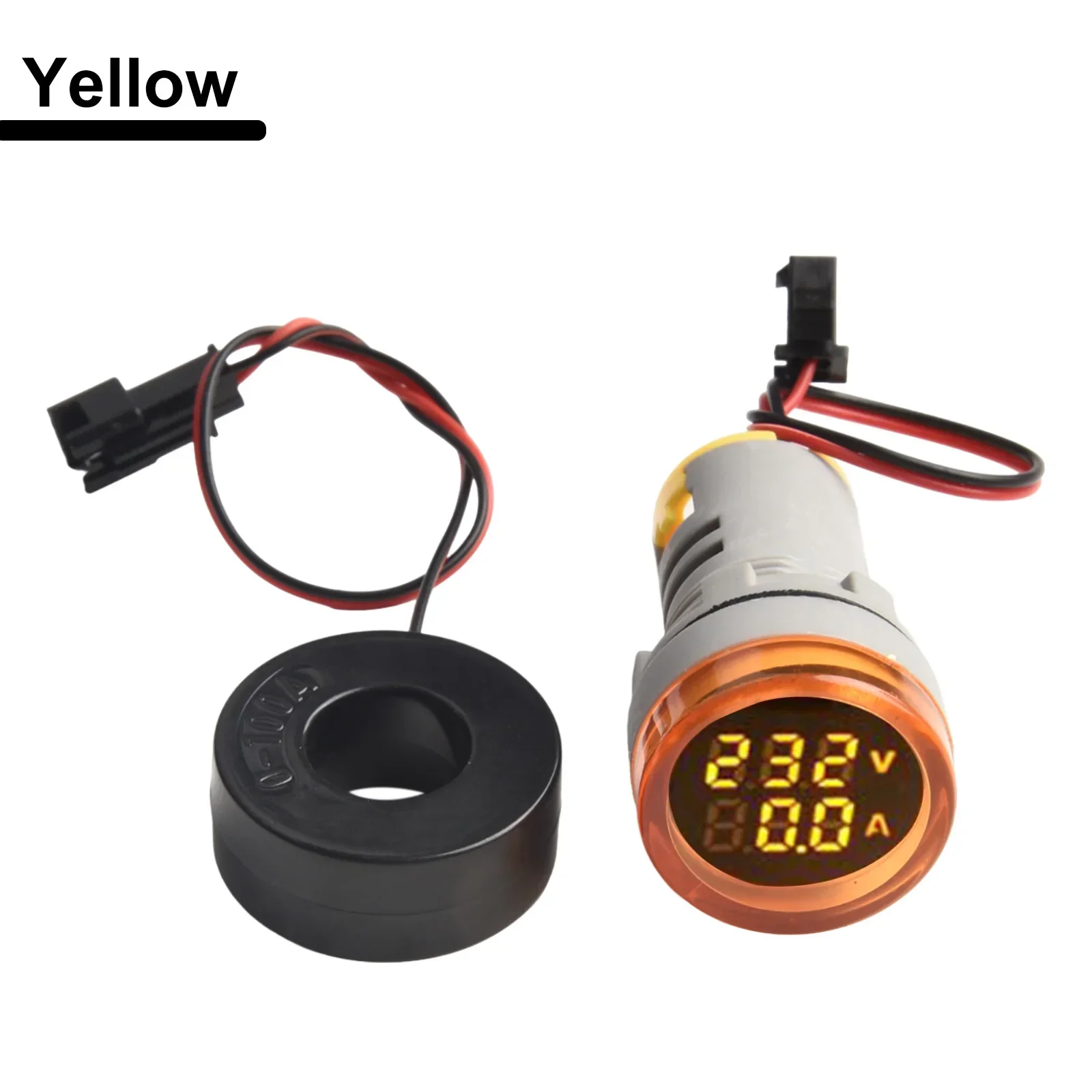 LED Digital Display Voltmeter Signal Light AC 50V-500V Volt Amp Monitor Voltage Current Ampere Meter Indicator
