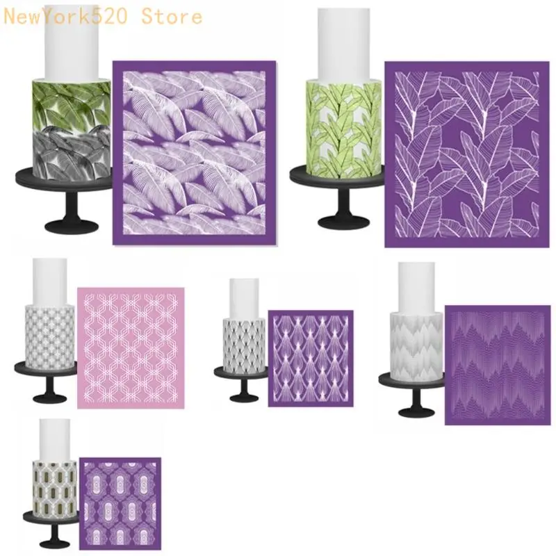 Cake Mesh Stencil Decorating Stencils Lace Decoration Molds Template N84C