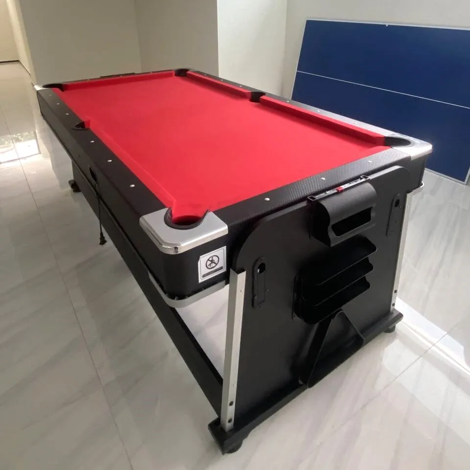 

4-in-1 Home Use MDF Multi Game Pool Table Ping-Pong Ice Hockey Billard Tables