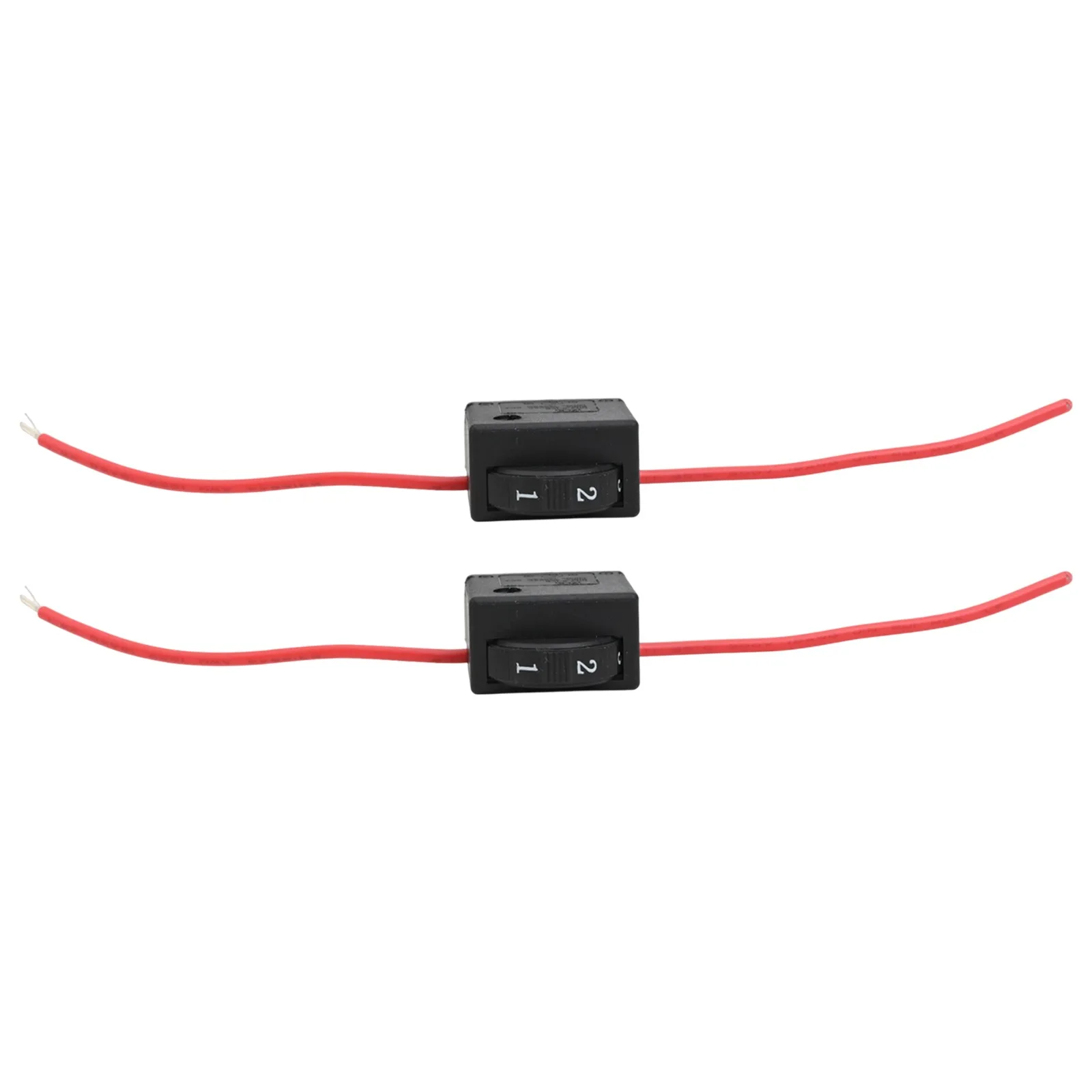 2 Pcs Controller Switch 6 Speed Regulation Black Power Tools Speed Control Switch Rated Heating Current: 12 (A)