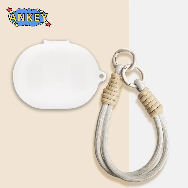 for SoundPeats T3 Pro Case Soft Silicone Protective Portable Scratch Shock Resistant Shell with Carabiner Lanyard