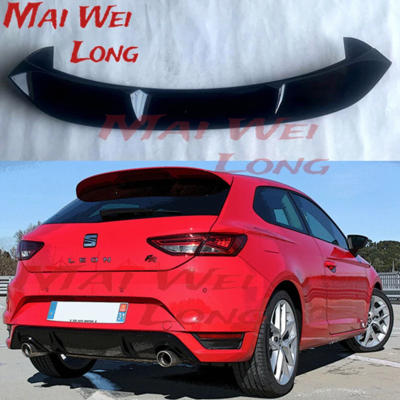 Seat Leon Mk3 5f For Back Glass Top Spoiler,Leon 5 Dr 2013 - 2020 5f For Back Windbreaker All Color Choices