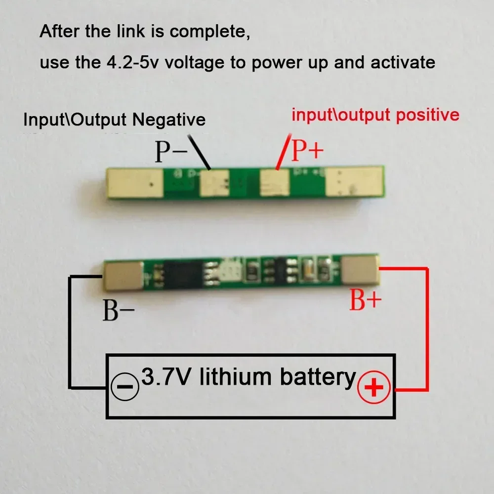 1/5/10/20PCS 1S 3.7V 3A Lithium Li-ion BMS PCM Battery Protection Board Pcm For 18650 Battery Packs