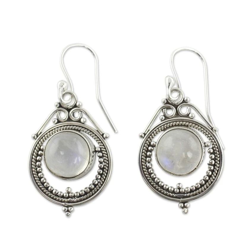 Women's Fashion   Moonstone Earring Dangle Earrings Wedding Jewelry Gifts