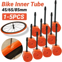 1-5PCS Ultralight Bike Inner Tube 700 18-32C Road MTB Bicycle TPU Tire 700C 45/65/85mm Length French Valve Super Light Tube