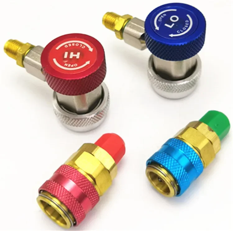 Air conditioner quick connection adapter Automotive air conditioner filling head