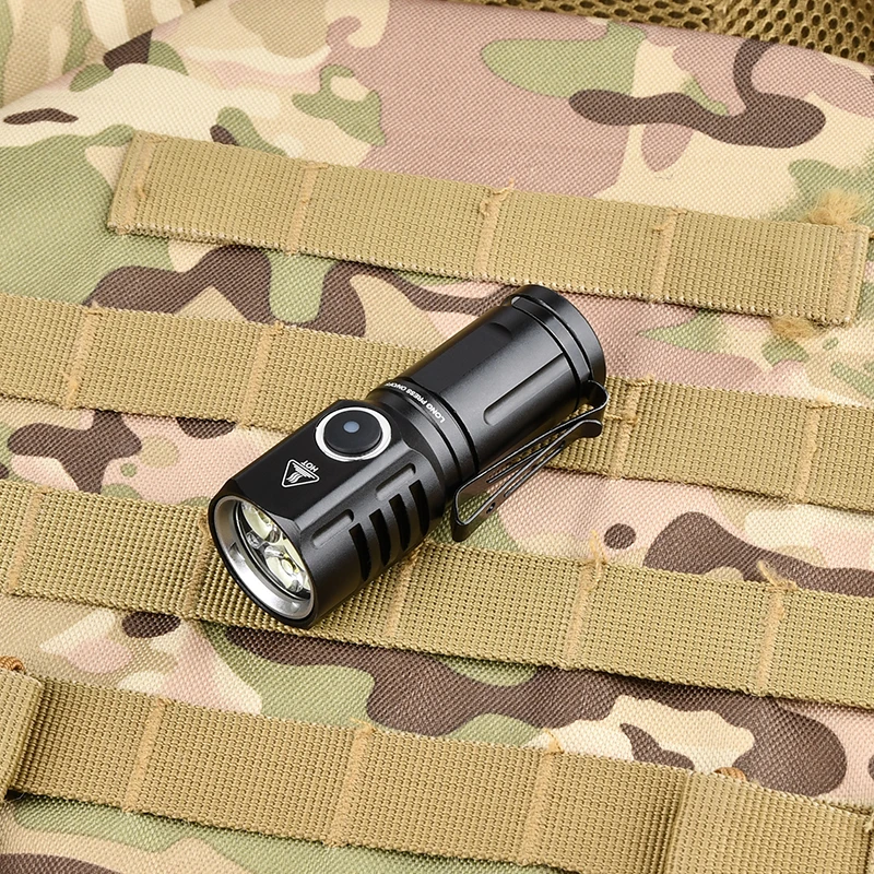 WADSN  High Lumens  Usb Rechargeable Strong Light Variable Focus with Floodlight  Mini Flashlight  For Camping Outdoor Emergency