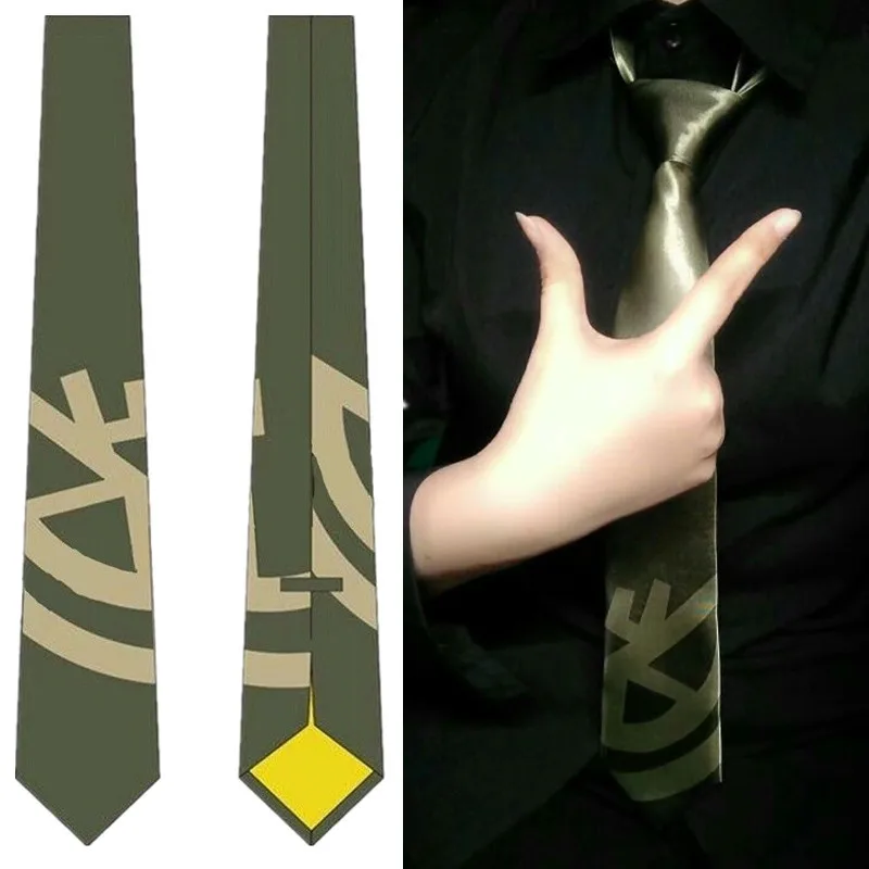 Disfraz de Anime Super Dangan Ronpa Hinata Hajime, corbata de fiesta, accesorios Unisex, regalos de navidad