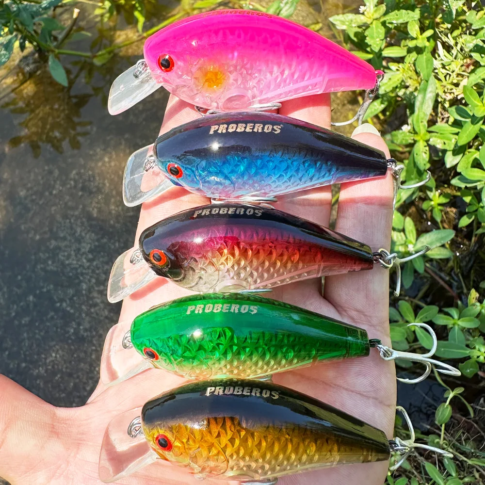Proberos 10,5g/16g Minnow Wobbler Schwimmende Angelköder Minnow Crankbait Künstlicher Harter Schwimmköder Fischköder Hecht-Wobbler