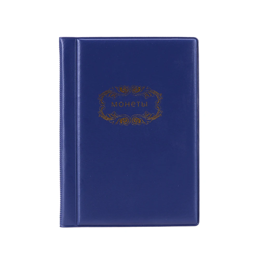 

Книга для сбора монет, искусственный мини-размер, 120 карманов для монет, альбом для хранения, прозрачный безопасный клапан, стиль конверта