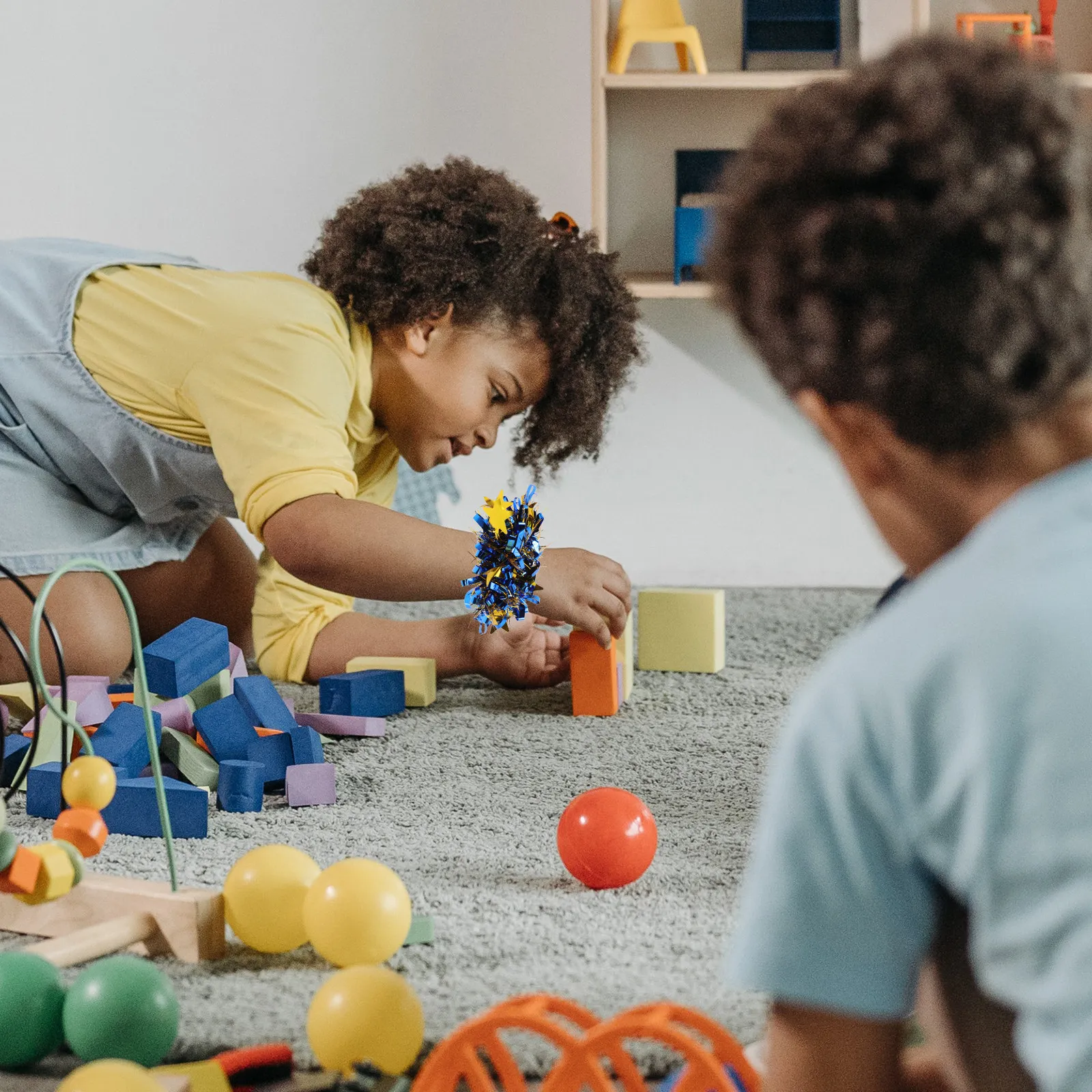 

6 шт. ярких и прочных помпонов для черлидинга, реквизит для спортивных мероприятий, танцев, вечеринок, благотворительных сборов средств, помпоны для чирлидеров