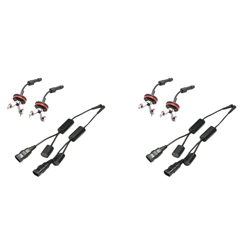 

Редкие 2 комплекта автомобильных светодиодных ламп Halo Angel Eyes H8 6 Вт, белые лампы для BMW E90 E92 E93 E89 E60 E70