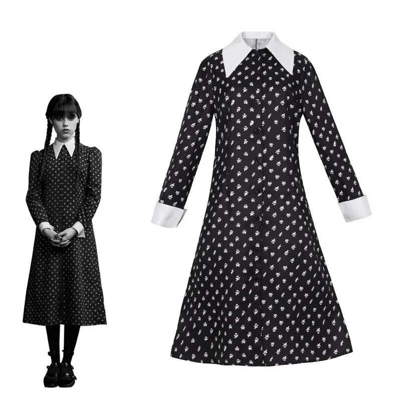 

Wednesday Adams Cos American Drama Same Dress Wednesday Women's Black Dress