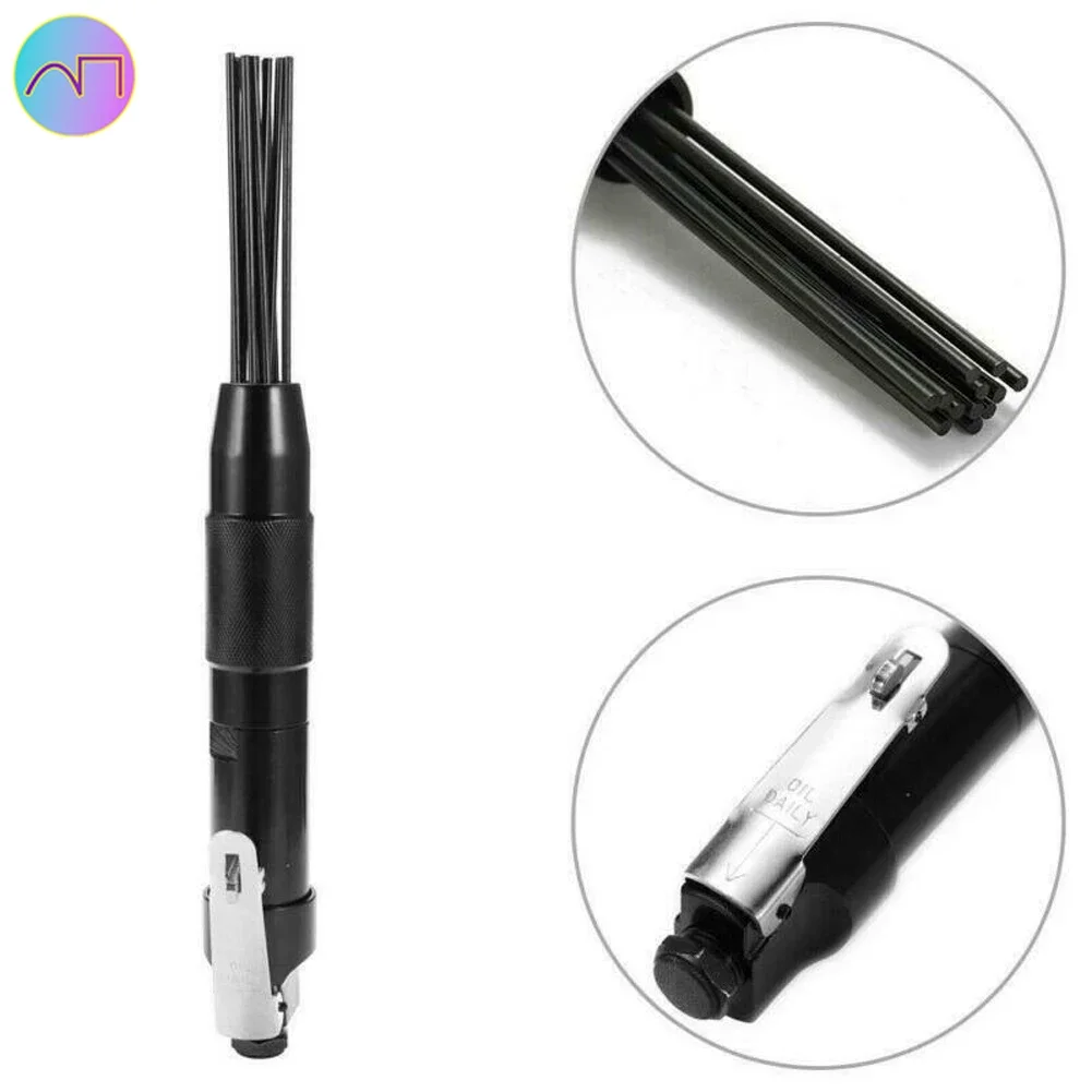 

3mm Pneumatic Rust Stripper Pneumatic Air Needle Scalers Slag Removing Deburring Tools 4000 BPM Welding Slag Removal Tools