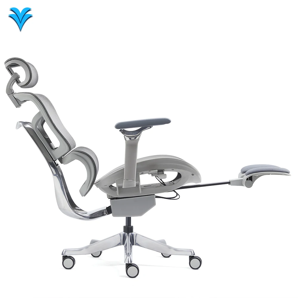 Heavy Duty 6D Armrests High Back Swivel Computer Chair Mesh Gaming Chair Ergonomic Mesh Office Chair with Footrest