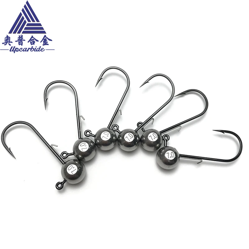 Imagem -04 - Tungstênio Jig Cabeça Gancho de Pesca Bola Redonda Ganchos Soft Worm Lure Acessórios de Pesca 1.8g a 28g 10 Pcs 20 Pcs 30 Pcs