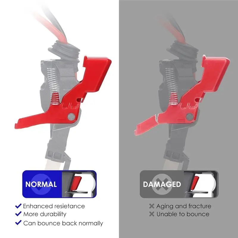 AT28 Strong Red Power Switch Button Replacement for Dyson V7 V8 SV10 SV11 Trigger Switch Button Vacuum Cleaner Repair Parts