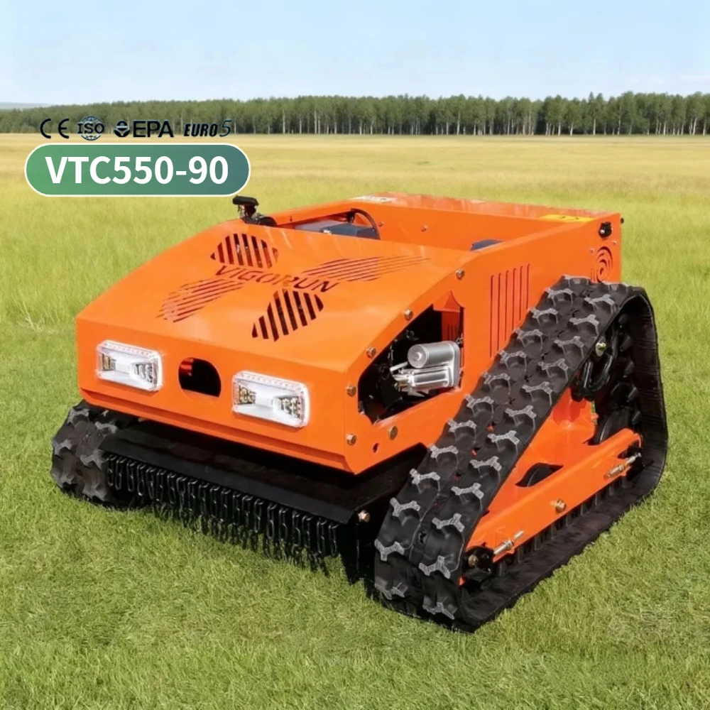 Rotary Mower Remote Control Lawn Mower Crawler Mower Cut Grass Electric Start Mode Power Cutters
