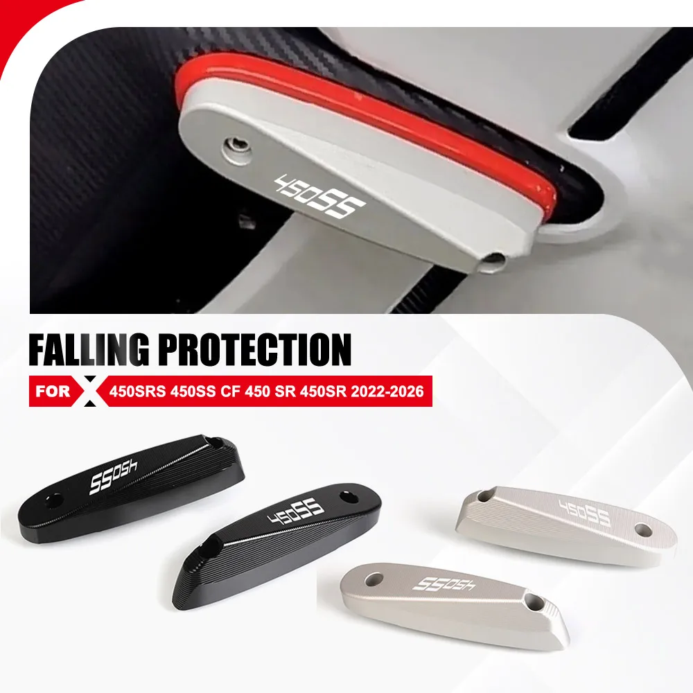 

For CFMOTO 450SRS 450SS CF 450 SR 450SR 2022 2023 2024 2025 2026 Radiator Guard Left and Right Large Cover Front Guard Anti Drop