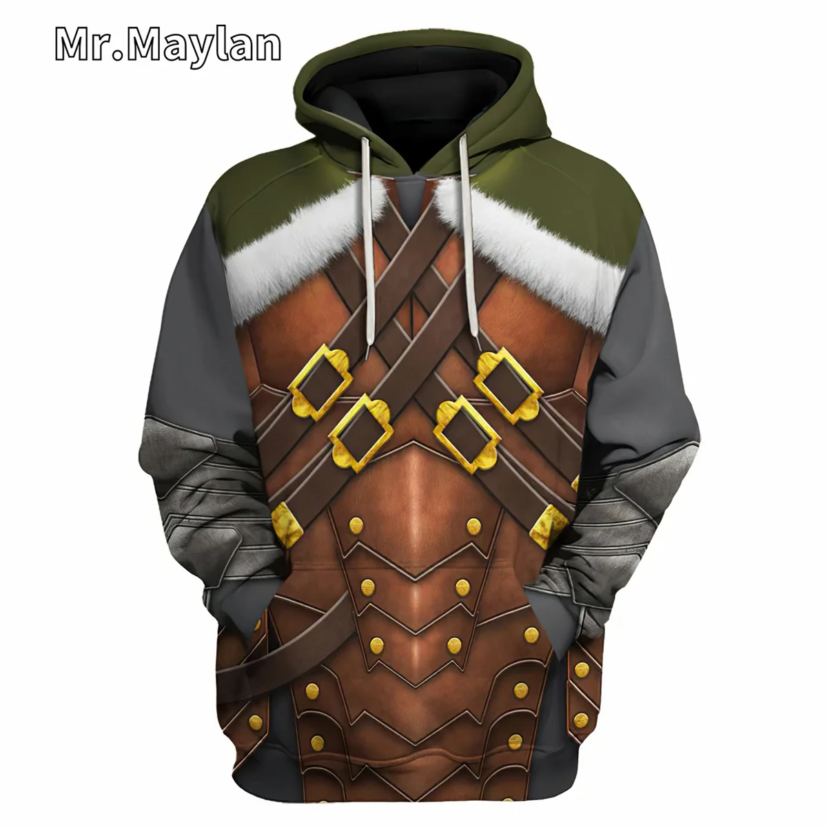 Drizzt Do'Urden Cosplay Costume Apparel 3D Printed Unisex Hoodie Men Sweatshirt Streetwear Zip Pullover Casual Jacket Tracksuits