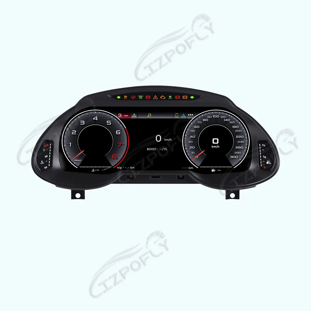 

12,3-дюймовый ЖК-спидометр, приборная панель автомобиля для Audi Q5 2009-2018, цифровой кластер, виртуальная панель кабины, GPS, приборная панель Linux