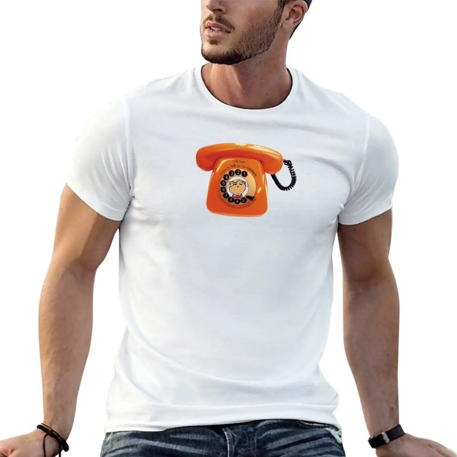 

Charlie and Lola, Telephone T-Shirt essential t shirt t shirts for man slim fit T-Shirt