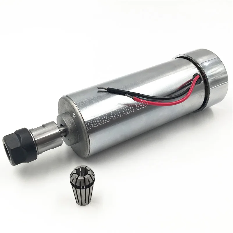 400W CNC 12V- 48V DC Air - Cooled Spindle Motor with PWM Speed Controller for CNC Router Engraving Machine