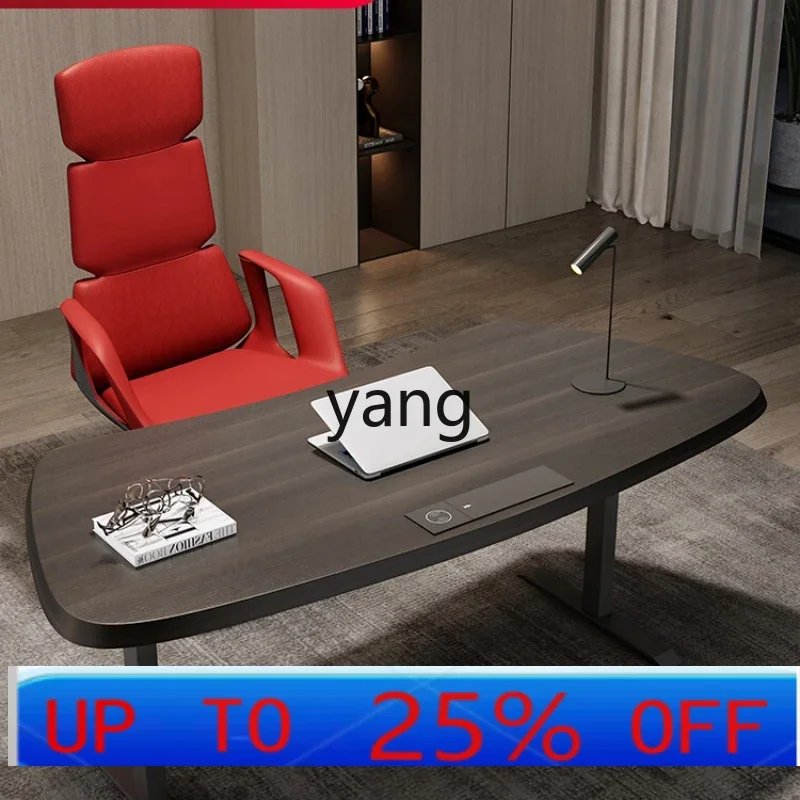 

LTT Computer Intelligent Electric Lifting Minimalist Study Desk Home Light Luxury Modern Office Desk