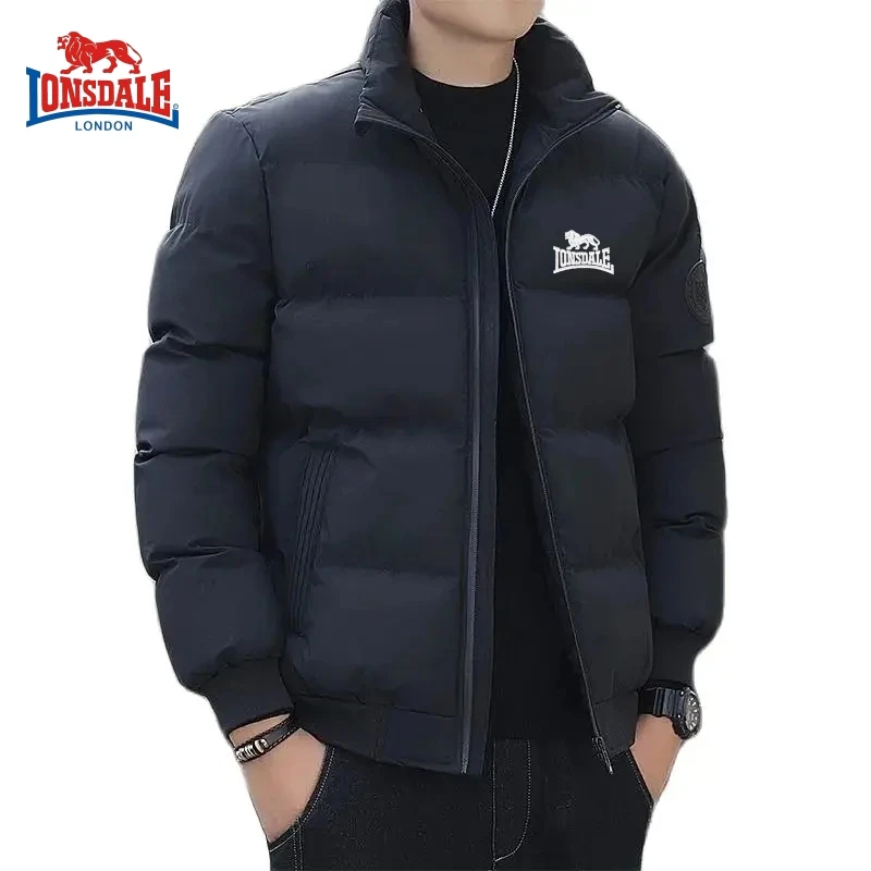 Men\'s High-quality Embroidered Cotton Jacket, New Autumn and Winter Luxurious Fashionable Casual Warm Windproof Jacket, Top