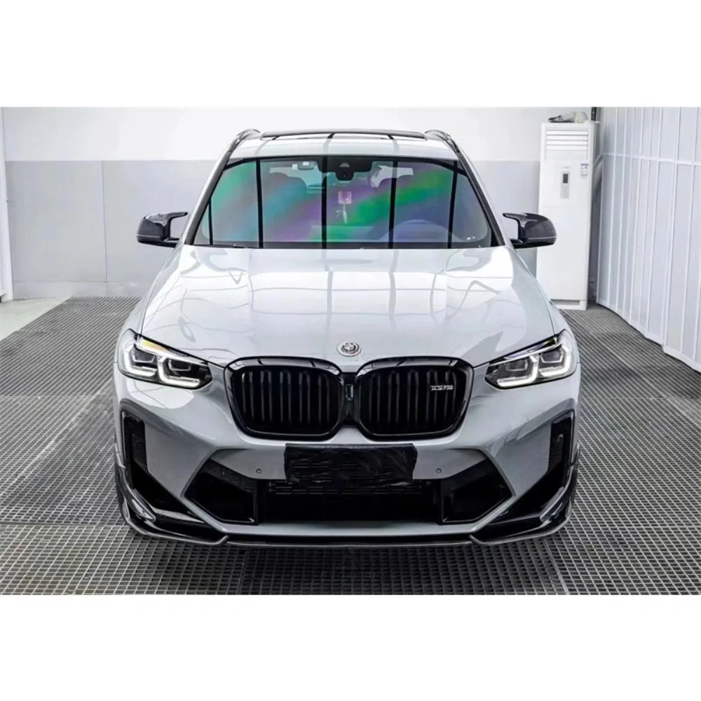 

Подходит для модернизации BMW X4M, высококачественный передний и задний диффузор из углеродного волокна, боковая юбка, комплект кузова ножа для ветра