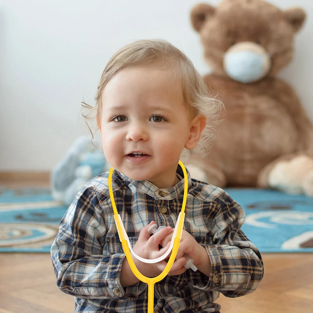 3Pcs Kids Stethoscope Nursing Doctor Cosplay Pretend Play Accessories for Toddlers Role Play Learning Set Stethoscope Toy