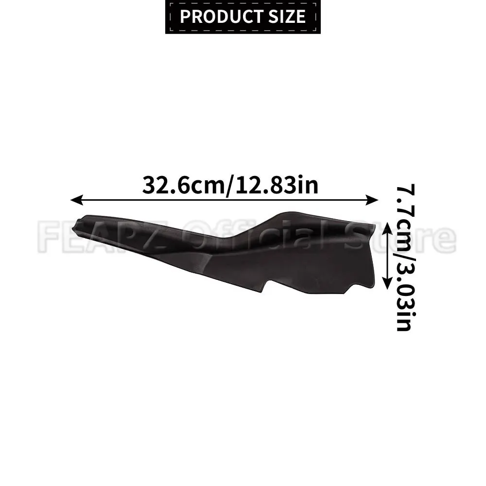 Windscreen Cowl Side Cover Black 1Pair 8200439448 8200439447 For Renault Kangoo MK3 (2021-2025) Car Replacement Part
